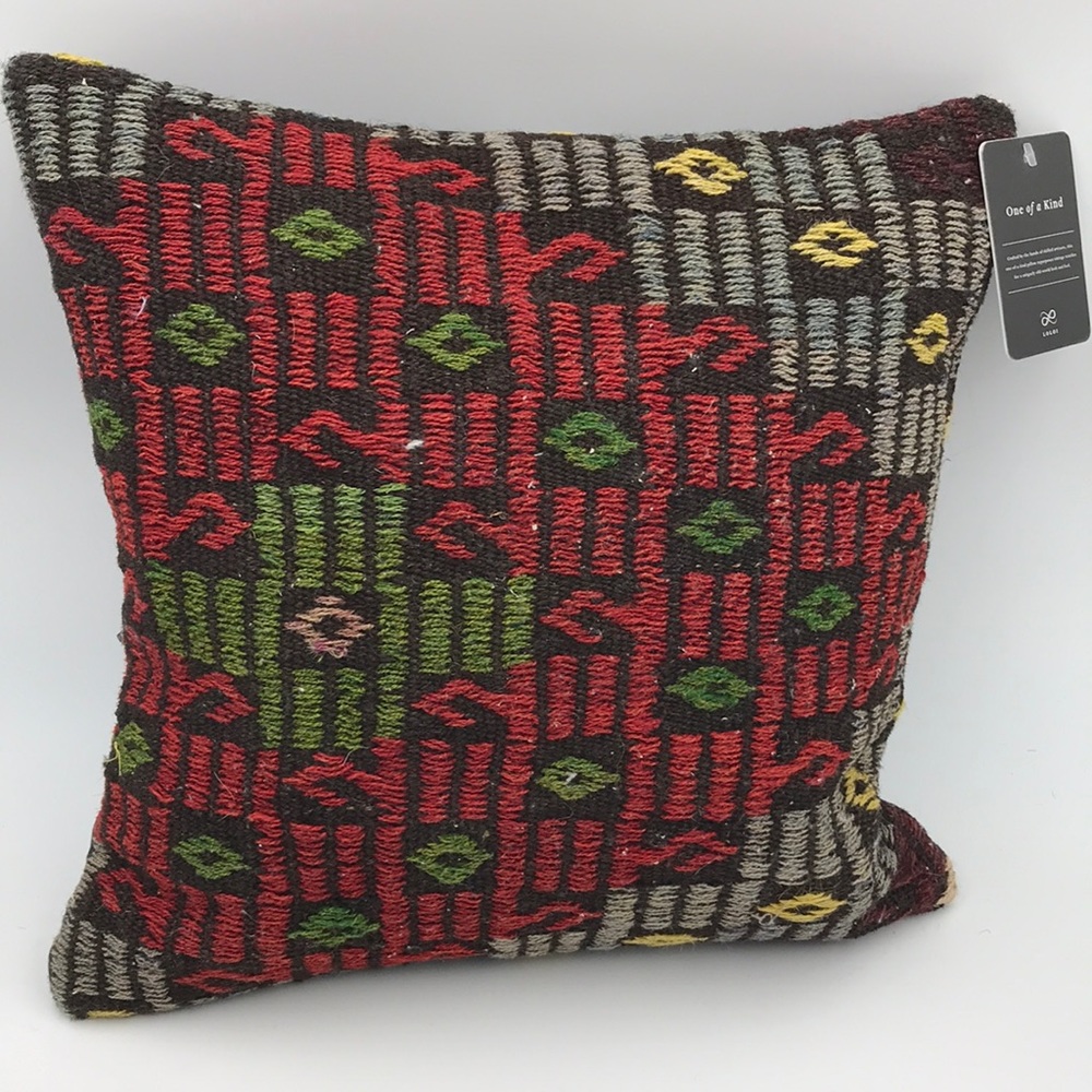 Loloi One Of A Kind Turkish Kilim Rug Pillow Cushion Cover